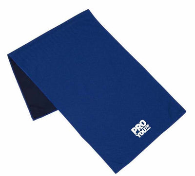 Gym Towel Navy Blue - Logo